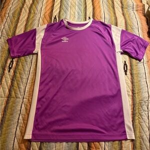 Umbro Purple and White Men's Jersey